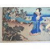Utagawa Kunisada "47 Ronin - Kanadehon Chushingura act. 8" xilogravura 1851-53