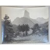 Gustave Oddoux "Dauphine - Le Mont Aiguille", Muntii Alpi fotografie originala cca 1900