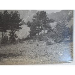Gustave Oddoux "Dauphine - Le Mont Aiguille", Muntii Alpi fotografie originala cca 1900