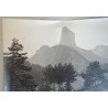 Gustave Oddoux "Dauphine - Le Mont Aiguille", Muntii Alpi fotografie originala cca 1900