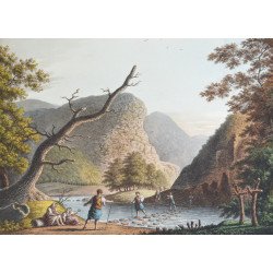 Luigi Mayer "Mount Balkan" aquatinta1809