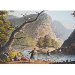 Luigi Mayer "Mount Balkan" aquatinta1809