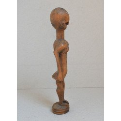 Veche figură antropomorfă stilizată de lemn Africa de Vest sau Centrala