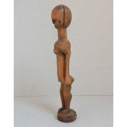 Veche figură antropomorfă stilizată de lemn Africa de Vest sau Centrala