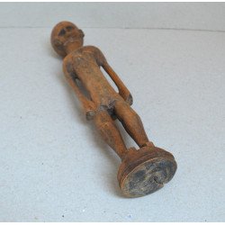 Veche figură antropomorfă stilizată de lemn Africa de Vest sau Centrala