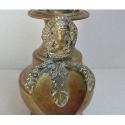 Lampă ritualică Sukunda cu Ganesha – Nepal, Newar sec 19