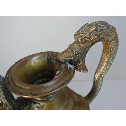 Lampă ritualică Sukunda cu Ganesha – Nepal, Newar sec 19