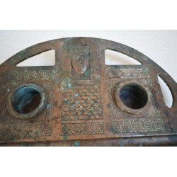 Calimara de bronz Jugendstil Seccesion cca 1900