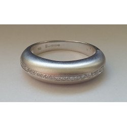 inel aur 18k diamante banda