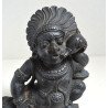 Statueta antropomorfa masculina sculptata in lemn India cca 1900
