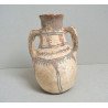 Vas de teracotă berber pictat cu motive geometrice si vegetale– Nordul Africii (Maghreb), sec. XIX (posibil mai vechi)