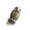 bufnita argint marcasite rubine brosa veche