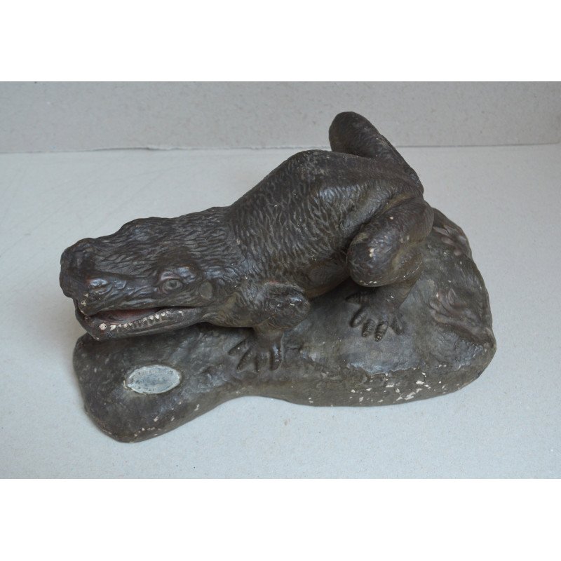 Labyrinthodon model didactic atelierul Arthur Eloffe Paris secolul XIX