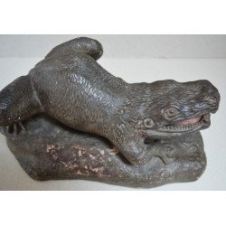 Labyrinthodon model didactic atelierul Arthur Eloffe Paris secolul XIX