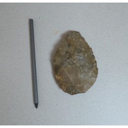 Bifacial, unealta de cuartit Paleoliticul mediu (Musterian) Libia