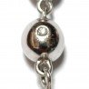 colier argint cu diamant